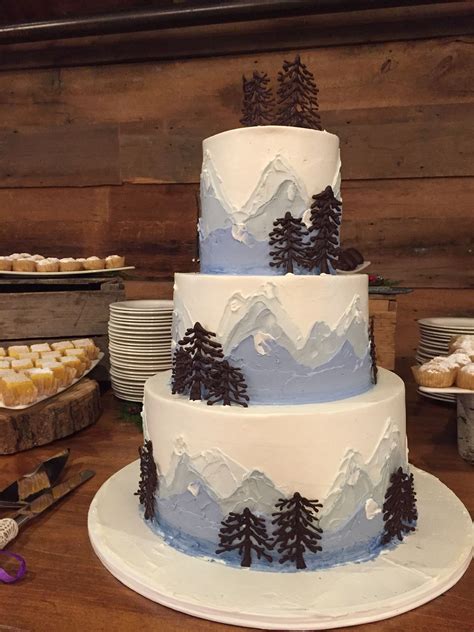 Winter Mountain Cake Mountain Cake Cake Cake Design