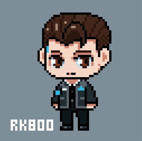 Pin De Alexandra Cannoli En Detr⭕️it Pixel Art Detroit Become Human