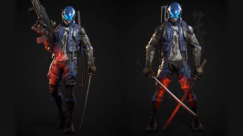 Cyberpunk Concept Art Samurai