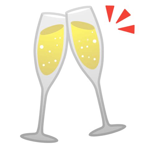 Champagne Glasses Clinking Png Christmas Party Icon With Clinking