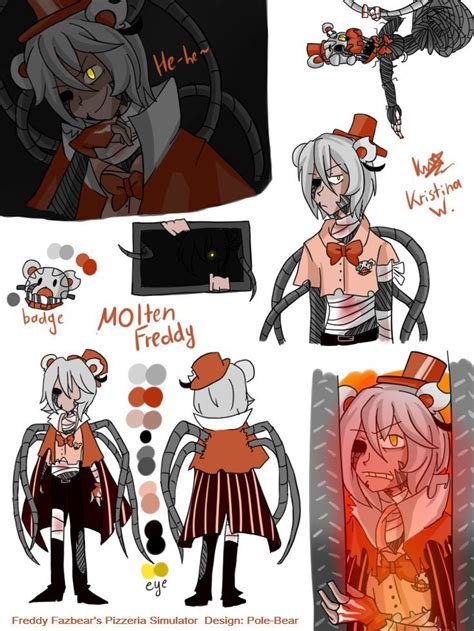 Molten Freddy By Kristinawinter On Deviantart Anime Fnaf Fnaf