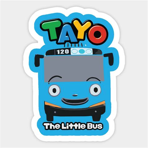Tayo The City Bus Sticker Tayo In 2022 Funny Stickers Custom