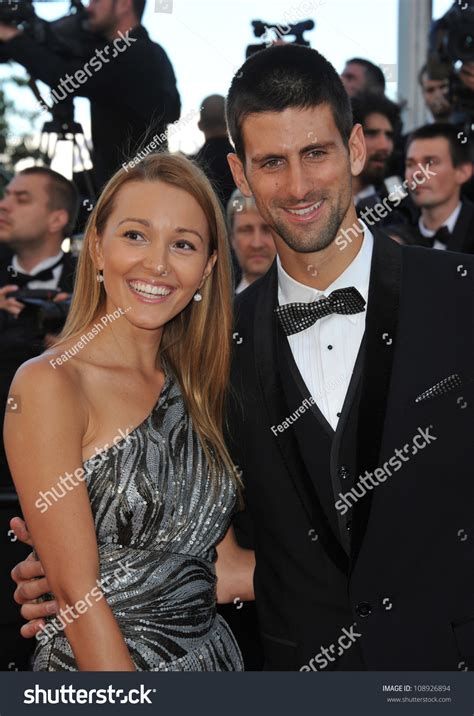 17 Novak Djokovic Jelena Ristic Cannes Film Images Stock Photos 3d