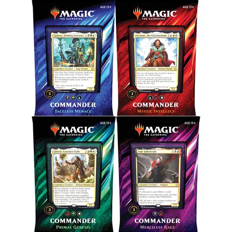 Mtg Commander 2019 All Four Decks — Twenty Sided Store®