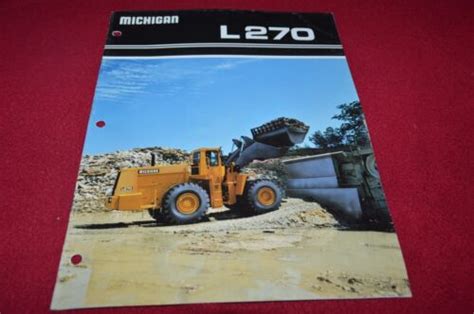 Michigan L270 Wheel Loader Dealers Brochure Yabe15 Ver2 Ebay