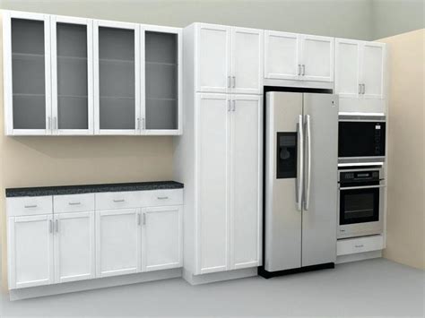 Storage pieces of all shapes and sizes make it possible to have a place for everything in your kitchen! wonderful-tall-kitchen-cabinets-pantry-storage-cabinet ...