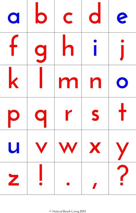 alfabeto montessori letra de imprensa para imprimir ...