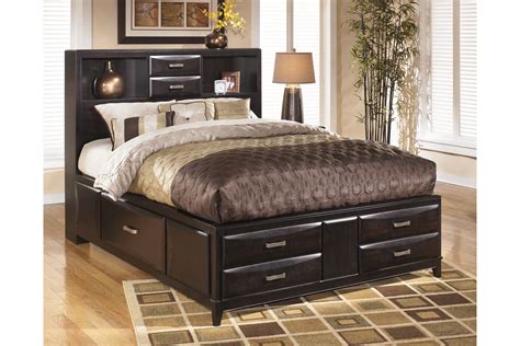 Ashley black bedroom furniture is the best quality bedroom furniture that has exceptional features and is very good in style. Kira Queen Storage Bed by Ashley Furniture | Moore Furniture