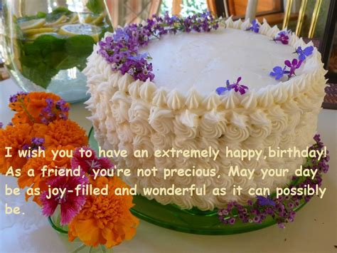 happy birthday cake wishes with flowers best wishes