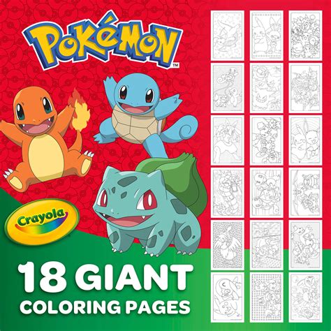 Crayola Giant Colouring Pages Pokémon Crayola Canada
