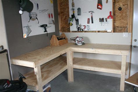Ana White Folding Garage Workbench Diy Projects And Shelves With Most