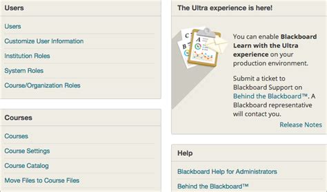 Blackboard Learn With The Ultra Experience