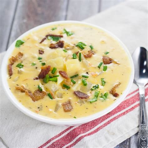 Cheesy Potato Soup Recipe The Gracious Wife