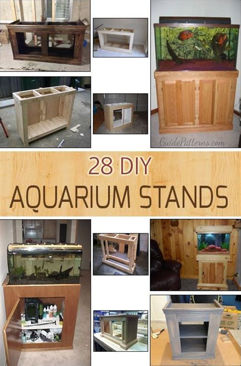 Diy 28 Different Aquariumfish Tank Stand Ideas With Tutorials Diy