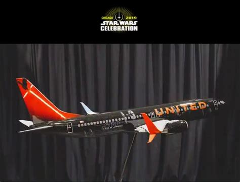 United Special Livery On One B737 800 Celebrating The New Star Wars