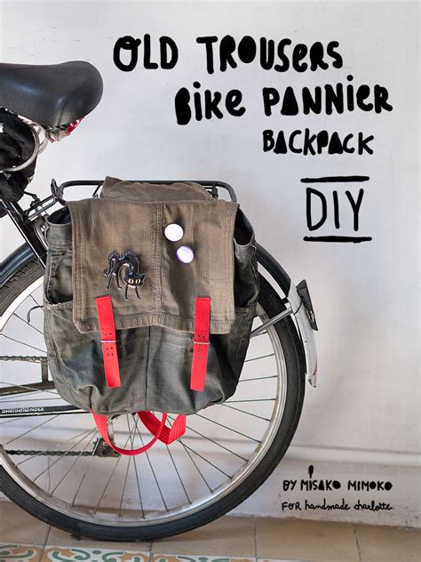 Come join the discussion about performance, racing, cafe racers, bobbers, riding, modifications, troubleshooting, maintenance, and more! misako mimoko: NEW DIY! Sew a Bike Pannier Backpack from Old Jeans