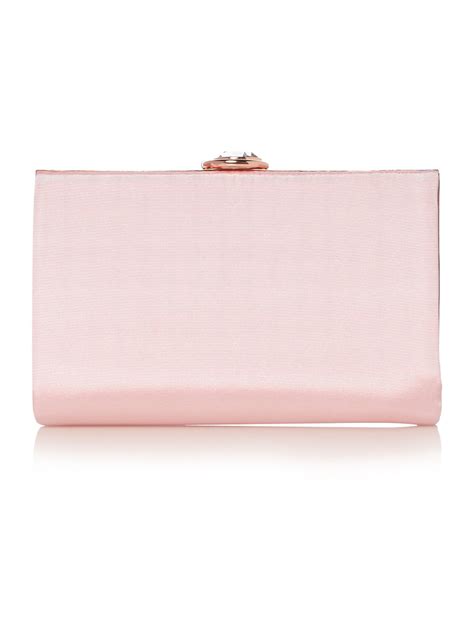 Ted Baker Pale Pink Necklace Clutch Bag In Pink Lyst