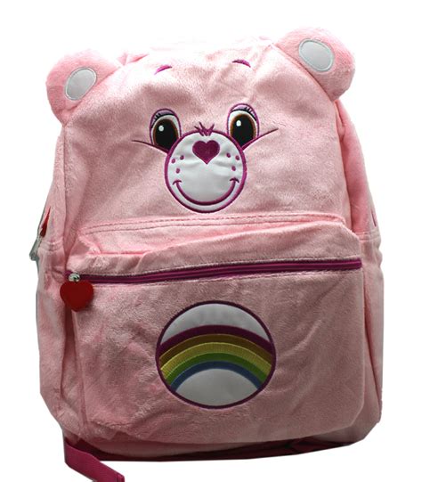 Backpack Cheer Bear Light Pink Colored Care Bears Kids Full Size
