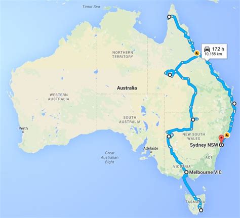 Our Great Australian Road Trip Plan The Trusted Traveller