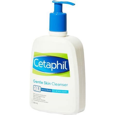 Cetaphil Gentle Skin Cleanser All Skin Types 500ml Woolworths