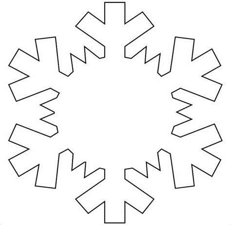 35 Free Snowflake Templates Pdf Snowflake Coloring Pages