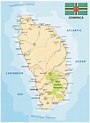 Karten von Dominica | Karten von Dominica zum Herunterladen und Drucken