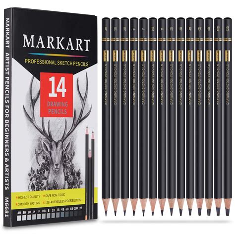 Buy Professional Drawing Sketching Pencil Set 14 Piecesgraphite12b