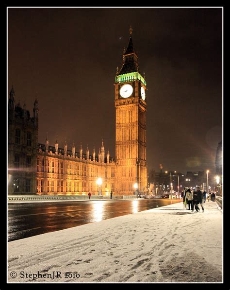 Big Ben In The Snow Big Ben At Night During The 2009 Snow Flickr