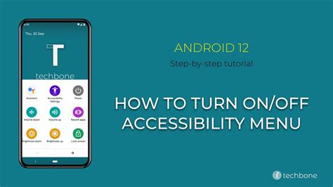 How To Turn Onoff Accessibility Menu Android 12 Youtube