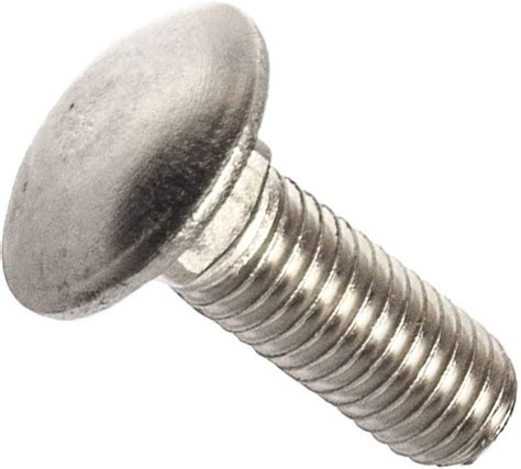 14 20 X 2 14 Carriage Bolts Round Head Square Neck Stainless
