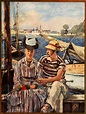 1937 Print Edouard Manet Argenteuil Les Canotiers Boating Party France ...