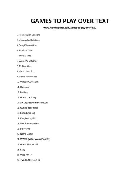 13 Best Games To Play Over Text Make More Fun With A Simple Text