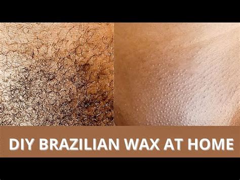 How I Waxed My Kitty At Home DIY Brazilian Wax Raw Diywax Firsttimebrazilianwax