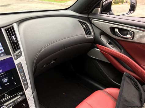 2017 Infiniti Q60 Red Sport 400 Interior Photos 5