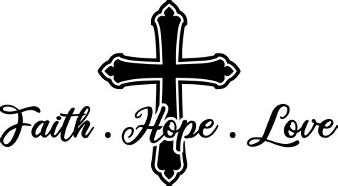 154 Transparent Faith Hope Love Svg Free Svg Png Eps Dxf File
