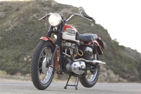 Black-Plate Scrambler: 1958 Triumph Trophy | Bring a Trailer