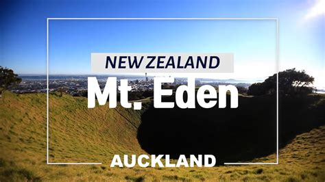Newzealand Mount Eden Auckland Climbing To The Maungawhau Summit