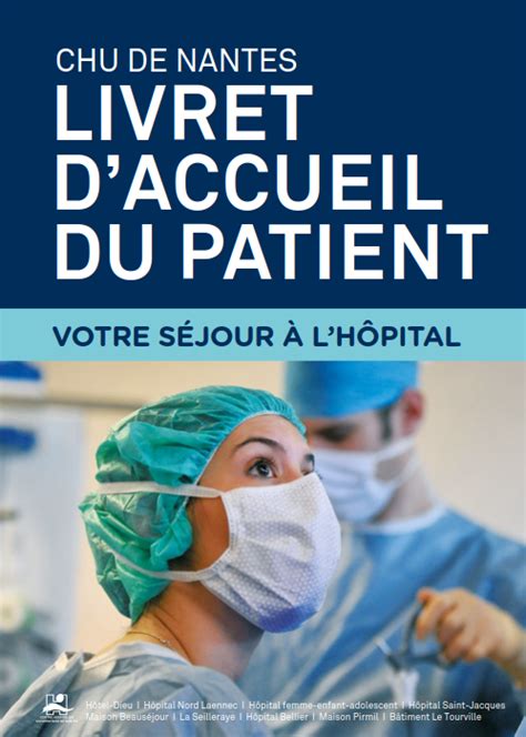 CHU De Nantes Livret D Accueil Du Patient 2023