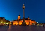 Polen 2016: Warschau, Königsschloss zur blauen Stunde Foto & Bild ...