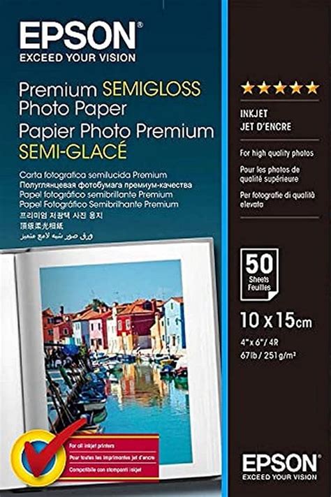 Epson Premium Semigloss Photo Paper Semi Gloss Photo Paper 100 X