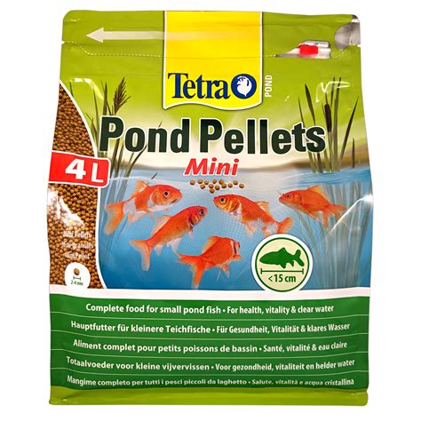 Tetra Pond Pellets Minimedium 1l4l Fish Food Health Vitality Goldfish