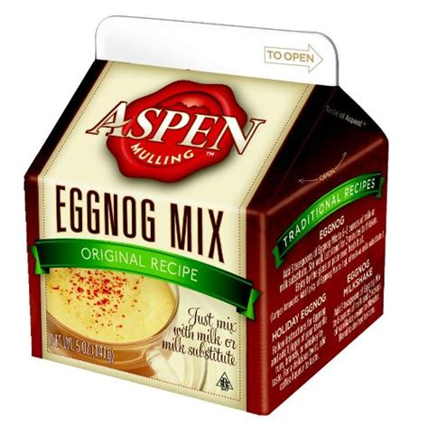 Aspen Mulling Spices Eggnog Mix 1 Carton Eggnog Recommendation