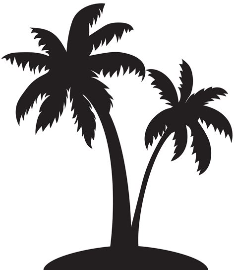 Clip Art Palm Tree Vector Png Clipart