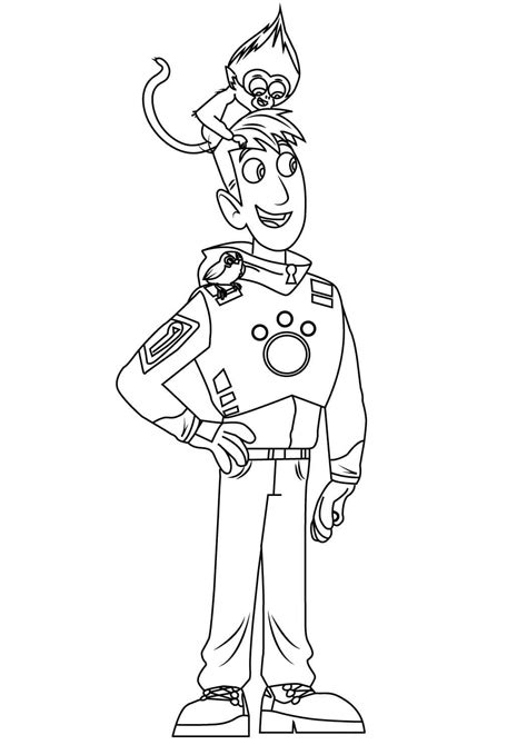 Martin Kratt Coloring Page Download Print Or Color Online For Free