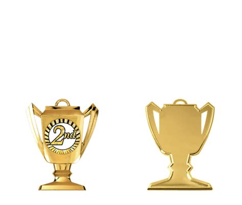 Trophy Shape 2nd Place Medal2nd Place Medalsexpress Medals