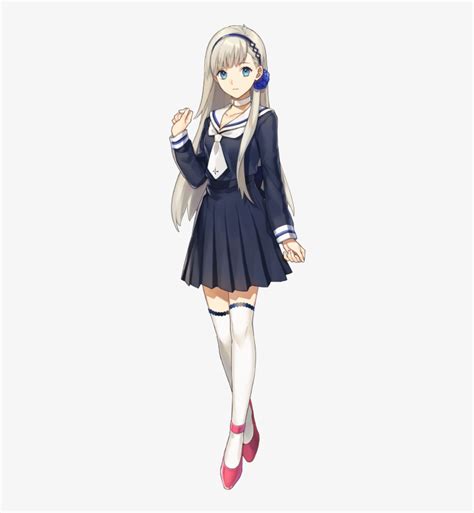 Anime Girl Anime Girl School Uniform Free Transparent Png Download