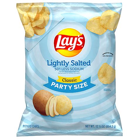 Lays Lightly Salted Potato Chips 125 Oz Potato Fairplay Foods