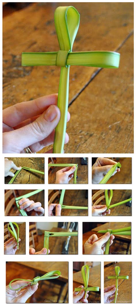 How To Make A Cross Out Of Palm Branch Palm Sunday Crafts Palm