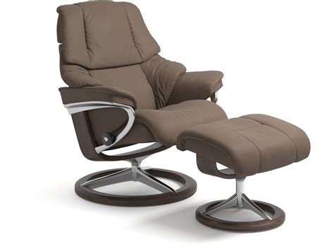 Stressless mayfair signature in plaoma black. Stressless® Reno Leather Recliner - Signature Base