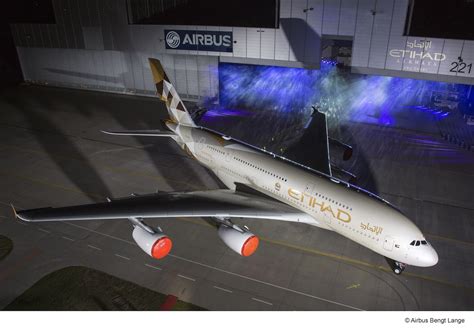 Etihad Unveils New Livery ‘facets Of Abu Dhabi On Its First Airbus